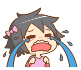 Spoiled girl "Amae" Sticker sticker #9736922