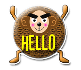 XOXO Monkeys 6-1Japan sticker #9737152