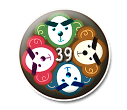 XOXO Monkeys 6-1Japan sticker #9737179