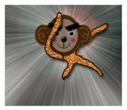 XOXO Monkeys 6-1Japan sticker #9737190