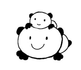 It is a panda for daily life sticker #9737196