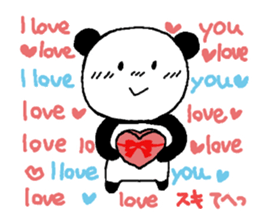 It is a panda for daily life sticker #9737206