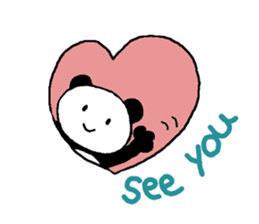 It is a panda for daily life sticker #9737228
