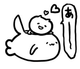 Shout love at the center of the seals sticker #9737490