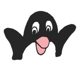 Pinky Beak Penguin Lady sticker #9737673