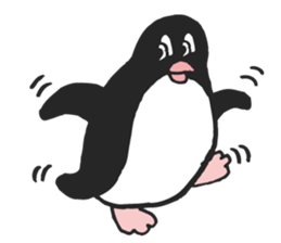 Pinky Beak Penguin Lady sticker #9737674