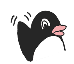 Pinky Beak Penguin Lady sticker #9737676