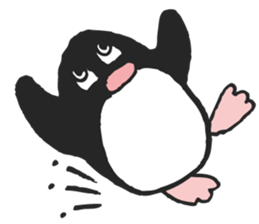 Pinky Beak Penguin Lady sticker #9737687