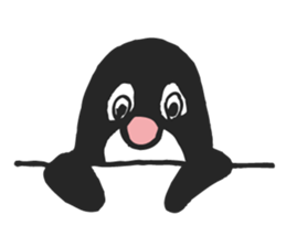 Pinky Beak Penguin Lady sticker #9737697