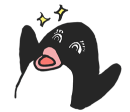 Pinky Beak Penguin Lady sticker #9737698
