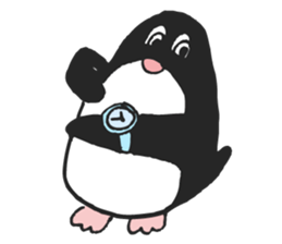 Pinky Beak Penguin Lady sticker #9737701