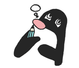 Pinky Beak Penguin Lady sticker #9737703