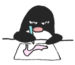 Pinky Beak Penguin Lady sticker #9737704