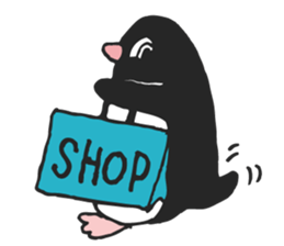 Pinky Beak Penguin Lady sticker #9737706