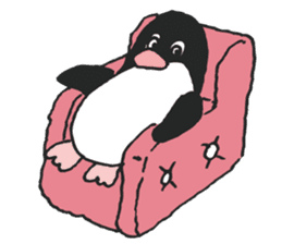 Pinky Beak Penguin Lady sticker #9737708