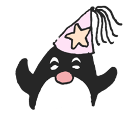 Pinky Beak Penguin Lady sticker #9737710