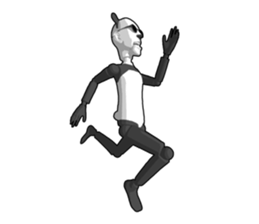 Bad panda doll sticker #9738275