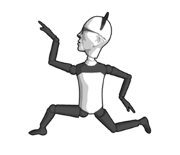 Bad panda doll sticker #9738284