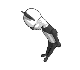 Bad panda doll sticker #9738311