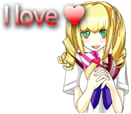 Princess Lovely Valentine world sticker #9738362