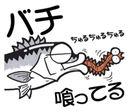 SEA BASS FISHING STICKER No2 sticker #9738538