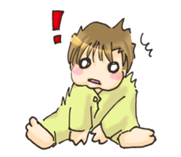 Baby and elder sister sticker #9738559