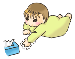 Baby and elder sister sticker #9738562