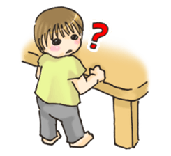 Baby and elder sister sticker #9738563