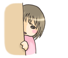 Baby and elder sister sticker #9738578