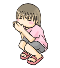 Baby and elder sister sticker #9738582