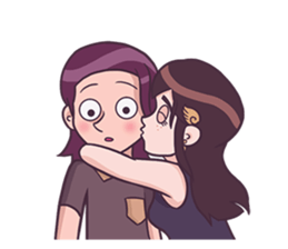 Young & Cool Couple sticker #9738596