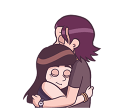 Young & Cool Couple sticker #9738597