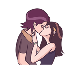 Young & Cool Couple sticker #9738599