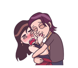 Young & Cool Couple sticker #9738601