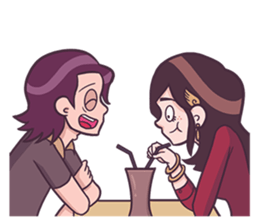 Young & Cool Couple sticker #9738605