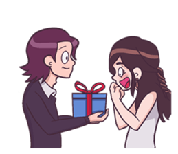 Young & Cool Couple sticker #9738610