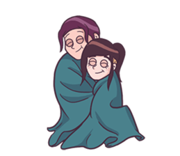 Young & Cool Couple sticker #9738612