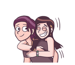 Young & Cool Couple sticker #9738614