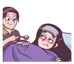 Young & Cool Couple sticker #9738616