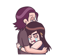 Young & Cool Couple sticker #9738623