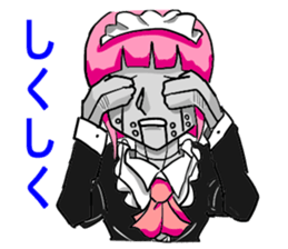 Housekeeper robot sticker #9738894