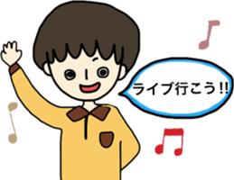 Men stickers by Ohanamatope sticker #9738984