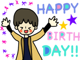 Men stickers by Ohanamatope sticker #9738991