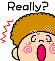 Afro Men sticker #9739360