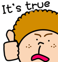 Afro Men sticker #9739361