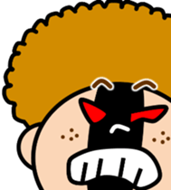 Afro Men sticker #9739367