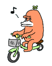 Dreaming gorilla13 sticker #9739671