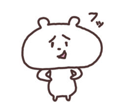 Sloppy bear sticker #9740143