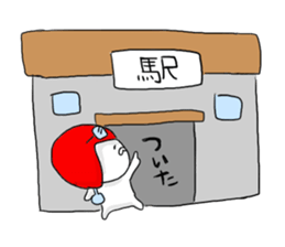 a seal wearing a cap sticker #9740155