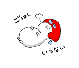 a seal wearing a cap sticker #9740157